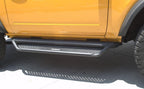 Dominator Xtreme D1 SideSteps With Mounting Bracket Kit Textured Black 2021-2025 Ford Bronco 2 Door Go Rhino