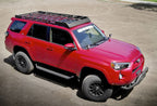 Dominator Xtreme D1 SideSteps With Mounting Bracket Kit Textured Black 2014-2024 Toyota 4Runner Go Rhino