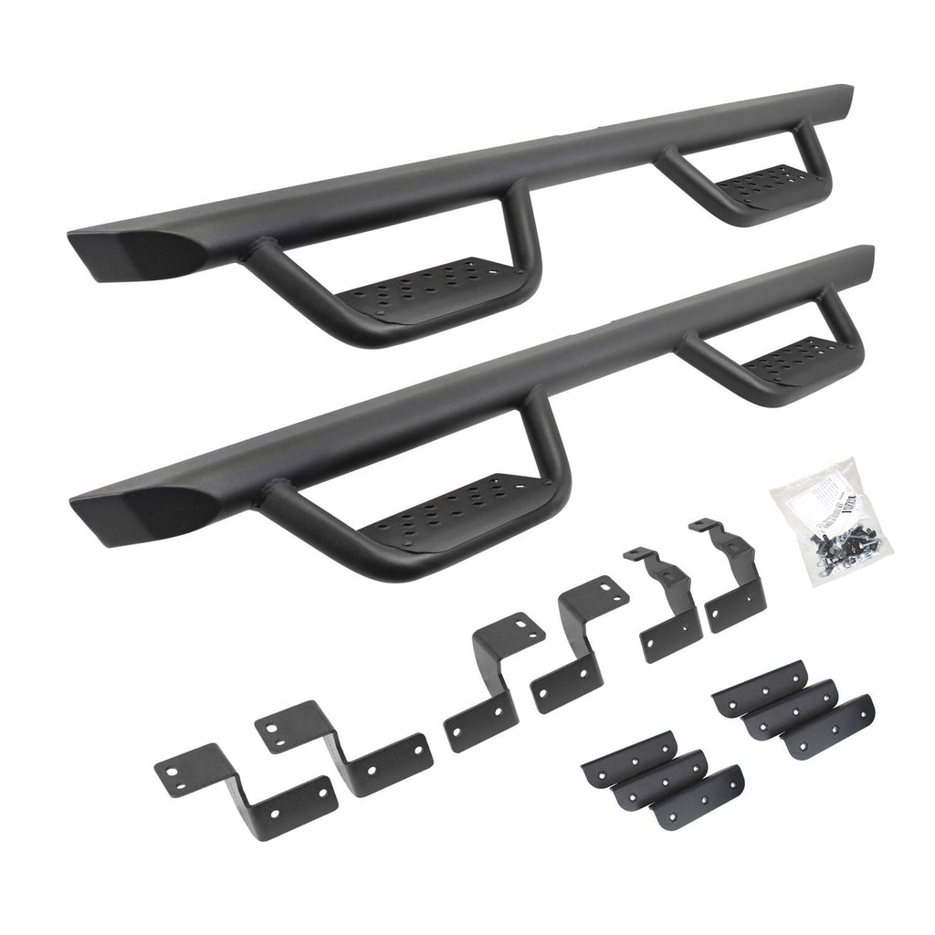 Dominator Extreme D2 Side Steps W/ Brackets Textured Black 2025-2026 Toyota 4Runner Go Rhino
