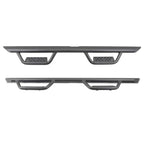 Domintator Extreme D2 Side Steps With Mounting Brackets Textured Black 2005-2023 Toyota Tacoma Go Rhino