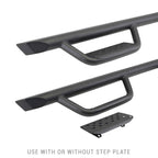 Domintator Extreme D2 Side Steps With Mounting Brackets Textured Black 2022-2026 Toyota Tundra Go Rhino