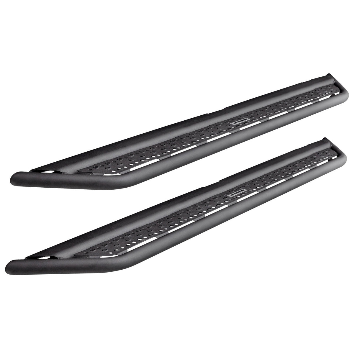 Dominator Xtreme D6 SideSteps With Mounting Bracket Kit Textured Black 2007-2018 Silverado/Sierra 150/2500 HD Go Rhino