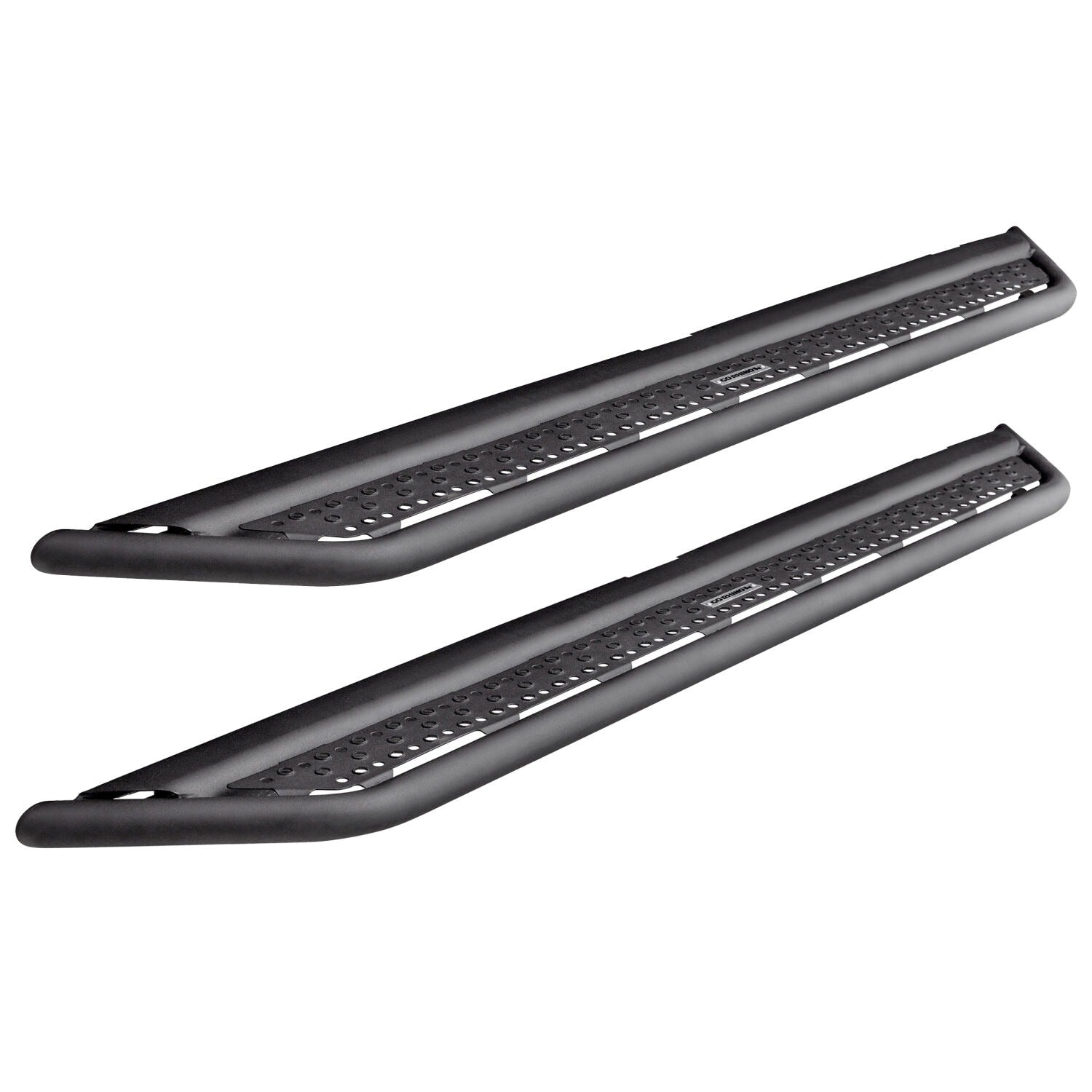 Dominator Xtreme D6 SideSteps W/ Mounting Bracket Kit Text. 2005-2026 Nissan Frontier Extended Cab Go Rhino