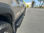 Dominator Xtreme D6 SideSteps W/ Mounting Bracket Kit Text. 2005-2026 Nissan Frontier Extended Cab Go Rhino
