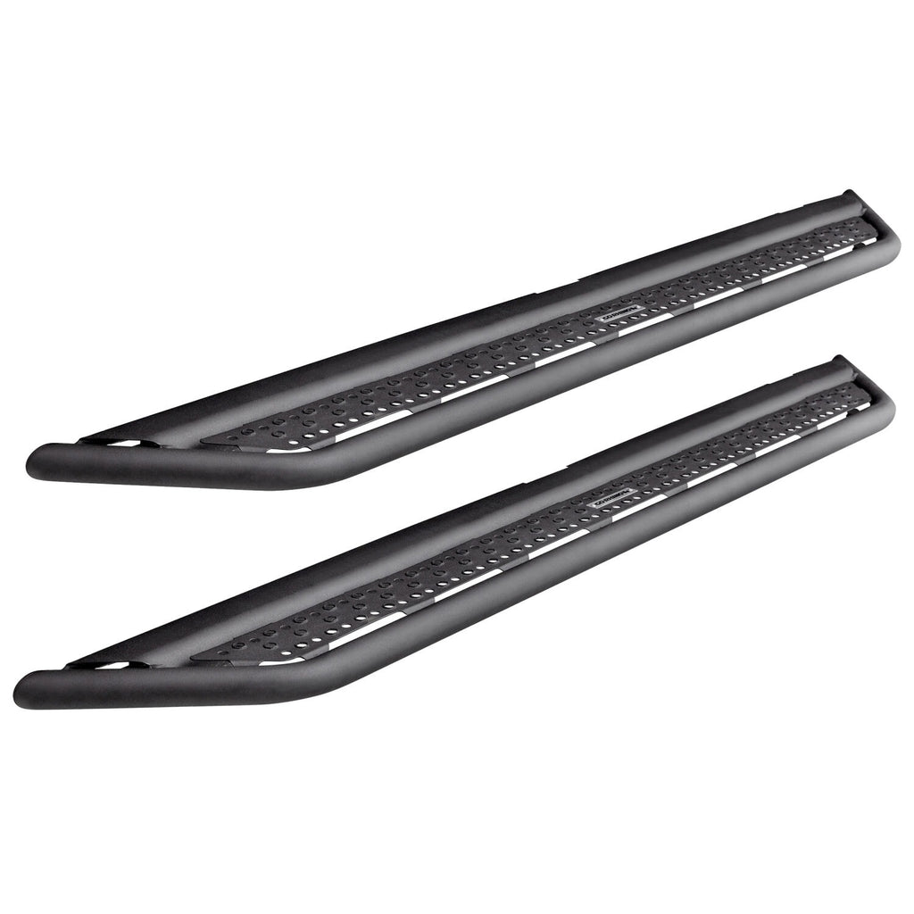 Dominator Xtreme D6 SideSteps With Mounting Bracket Kit Textured Black 2022-2026 Toyota Tundra Go Rhino