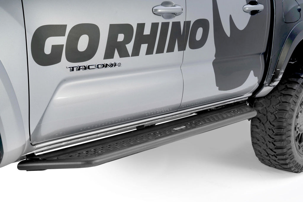 Dominator Xtreme D6 W/Rocker Panel Mounting Kit Textured Black For 2024-2026 Lexus GX550 2024-2026 Toyota Land Cruiser Go Rhino