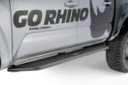 Dominator Xtreme D6 W/Rocker Panel Mounting Kit Textured Black For 2024-2026 Lexus GX550 2024-2026 Toyota Land Cruiser Go Rhino