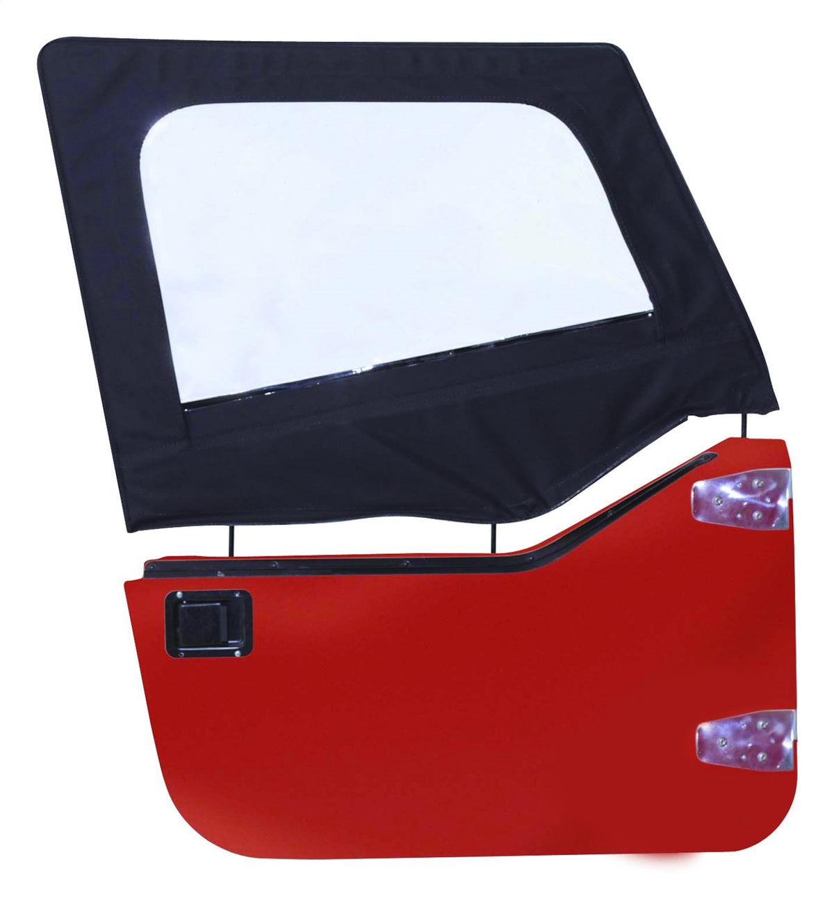 Black Denim Upper Door Skin Set for YJ Wrangler Sold in Pairs Only RT Off Road