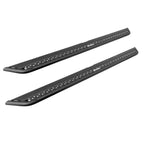 Dominator Xtreme DSS SideSteps With Mounting Bracket Kit Textured Black 2016-2024 Nissan TITAN XD 2017-2024 Nissan TITAN Go Rhino
