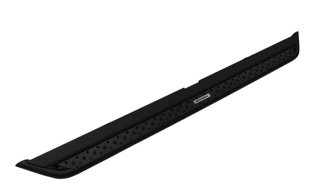 Dominator Xtreme DSS SideSteps With Mounting Bracket Kit Textured Black For 2007-2018 Jeep Wrangler JK 4 Door Go Rhino