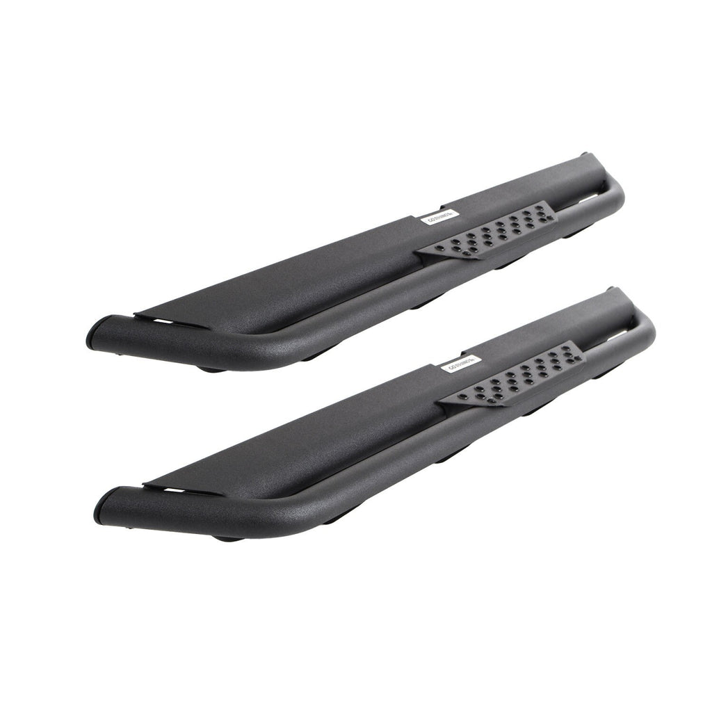 Dominator Xtreme DT Side Steps with Mounting Bracket Kit Textured Black 2021-2025 Ford Bronco 2 Door Go Rhino