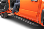 Dominator Xtreme DT Steps W/Rocker Panel Bracket Kit Text. Blk 2024-2026 Toyota Tacoma Go Rhino