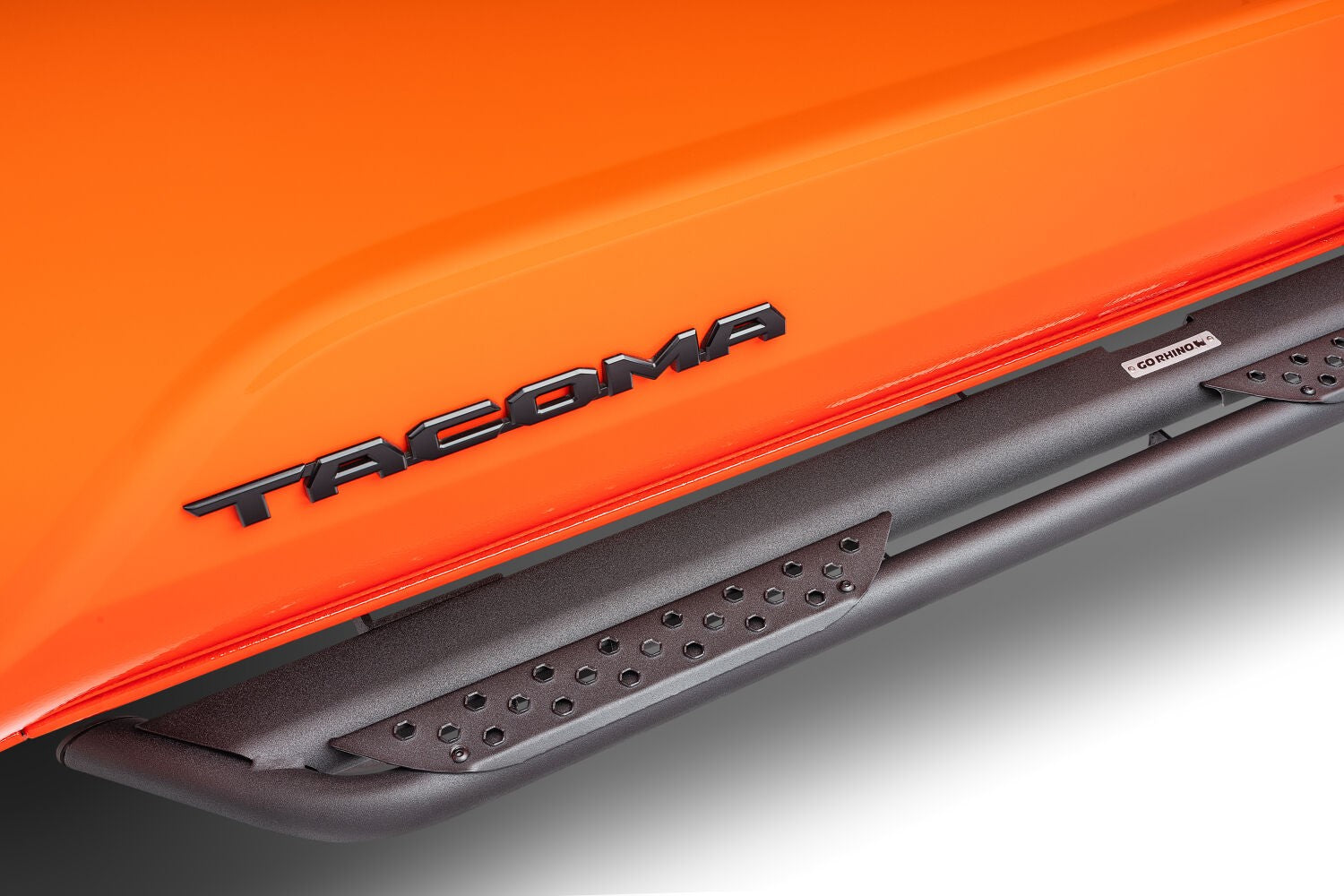 Dominator Xtreme DT Steps W/Rocker Panel Bracket Kit Text. Blk 2024-2026 Toyota Tacoma Go Rhino