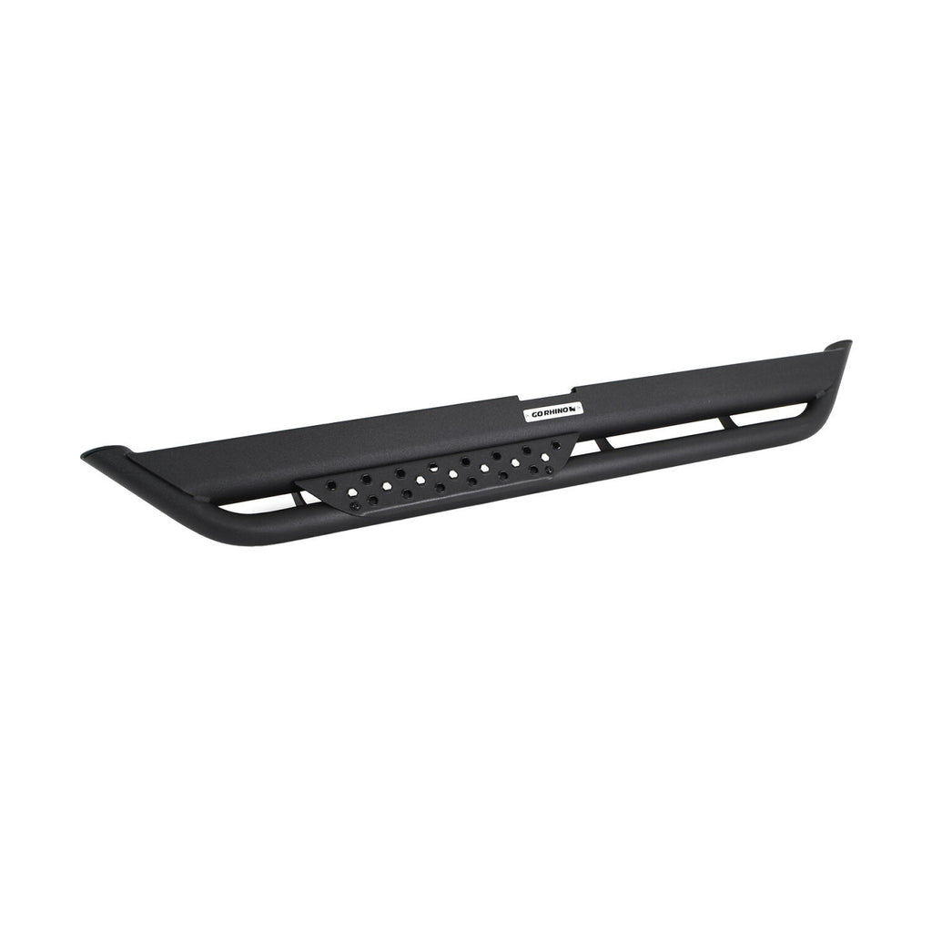 Dominator Xtreme DT Side Steps with Mounting Bracket Kit Textured Black For 2007-2018 Jeep Wrangler JK Go Rhino
