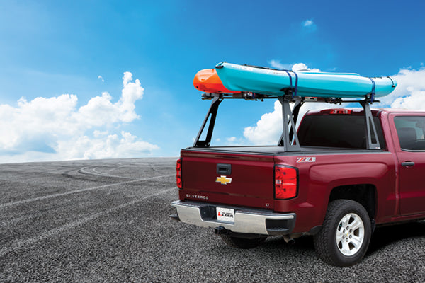 Silverado/Sierra 19-24 1500 20-24 2500/3500 Light Duty Elevated Rack System EL200 Series Pace Edwards