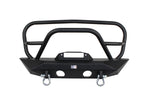 Jeep JK Front Winch Bumper W/Grille Guard 07-18 Wrangler JK Manowar Series Fishbone Offroad