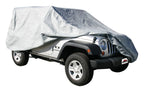 Gray 3 Layer Full Car Cover for Misc Jeep CJ-7, TJ, YJ Wrangler Water Resistant RT Off Road