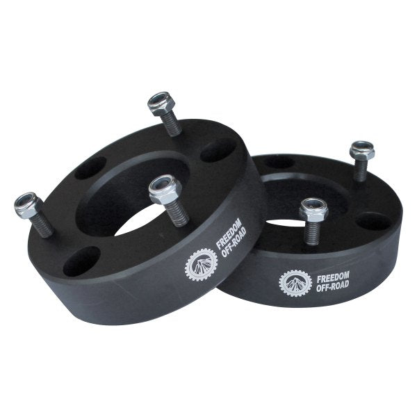 2.5 Inch  Front Strut Spacer 07-19 Escalade/07-19 Escalade ESV/09-13 Escalade EXT/07-13 Avalanche/07-20 Silverado/Sierra 1500/15-20 Suburban 1500/07-20 Tahoe/07-20 Yukon/07-14 Yukon XL 1500 15-20 Yukon XL Freedom Off-Road