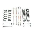 07-18 Jeep JK Wrangler 4 Inch 4DR/4.5 Inch 2DR Lift w/ Coil Springs, Monotube Shocks, and Extended Sway Bar End Links Freedom Off Road