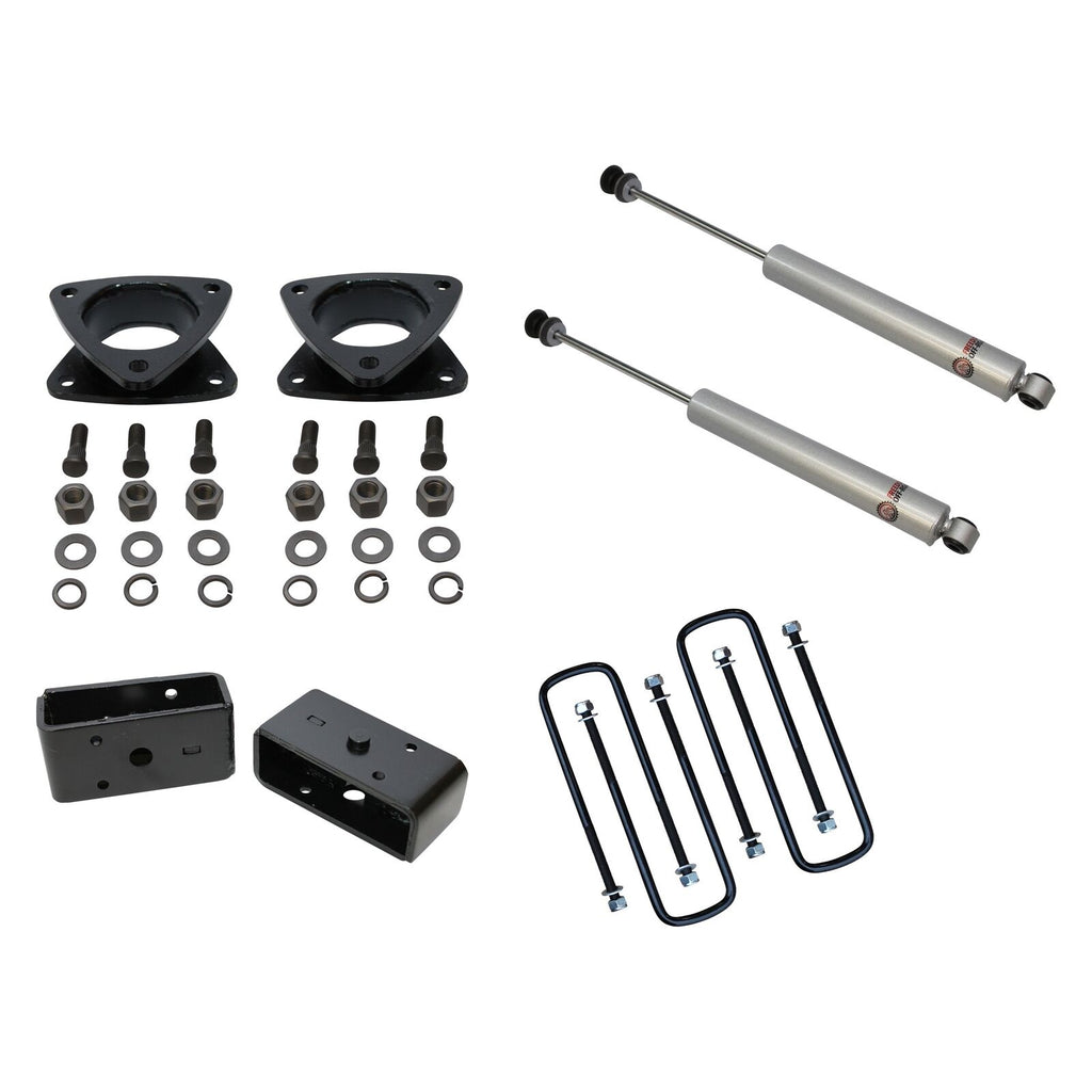 3 Inch Front Strut Spacers 2 Inch Rear Blocks w/U Bolts and Shocks 05-23 Tacoma Freedom Off-Road