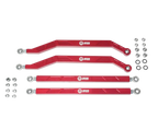 High Clearance Heavy Duty Radius Rod Set (4) - Red 14-16 Polaris RZR Freedom Off-Road