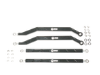 High Clearance Heavy Duty Radius Rod Set (4) - Black 17-24 Polaris RZR Freedom Off-Road