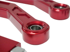 High Clearance Heavy Duty Radius Rod Set (4) - Red 17-24 Polaris RZR Freedom Off-Road