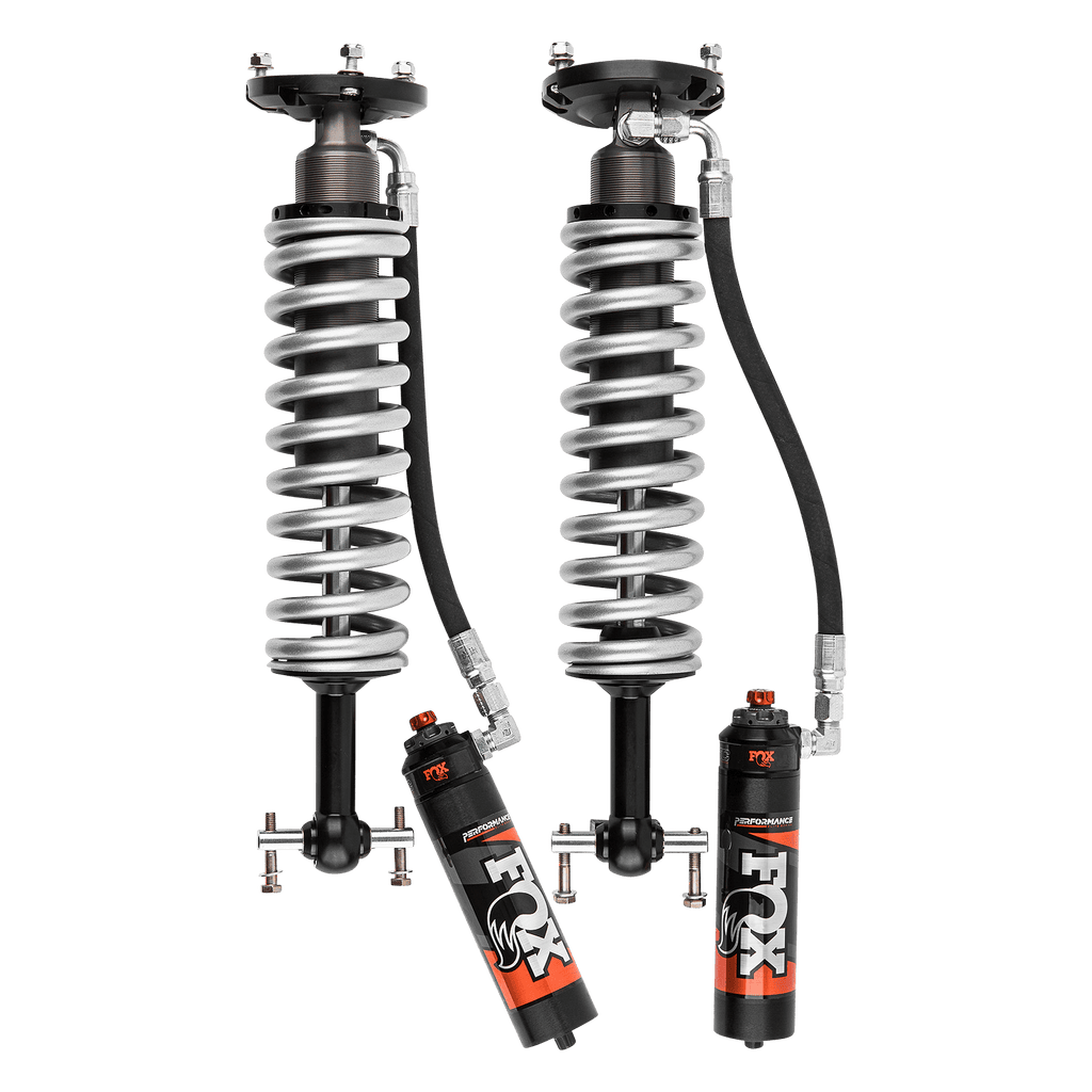2019-2024 Silverado/Sierra 1500 w/UCA Front Coilover Performance Elite 2.5 Series Aluminum Remote Reservoir 6.0 Inch Non-TB/Non-AT4 3.5 Inch Lift TB/AT4 1.5 Inch Lift Fox Offroad Shocks