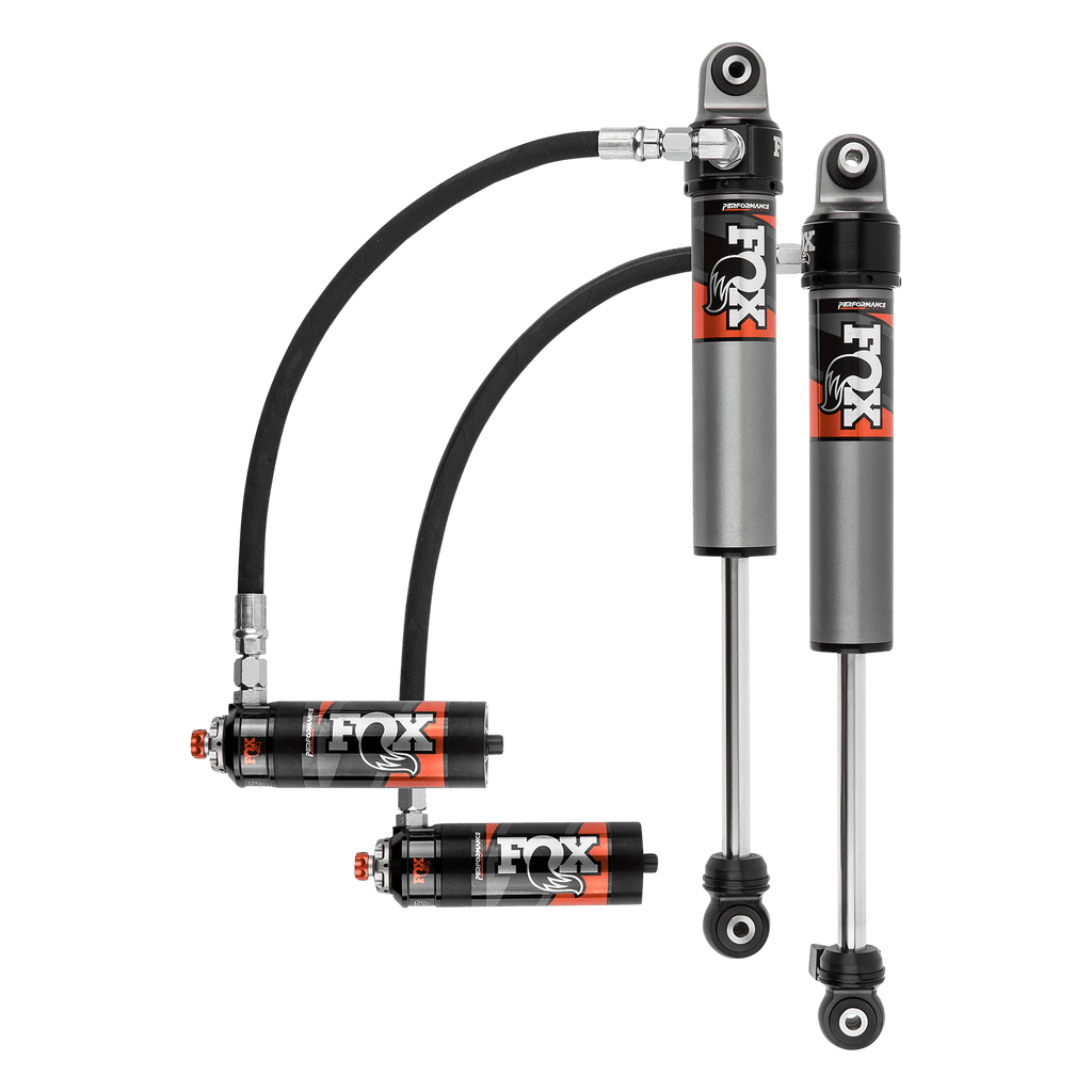 2018-2024 Jeep JL No Mojave Front Performance Elite 2.5 Remote Reservoir 3.5-4 Inch Lift Dual Speed Compression Adjuster Fox Offroad Shocks