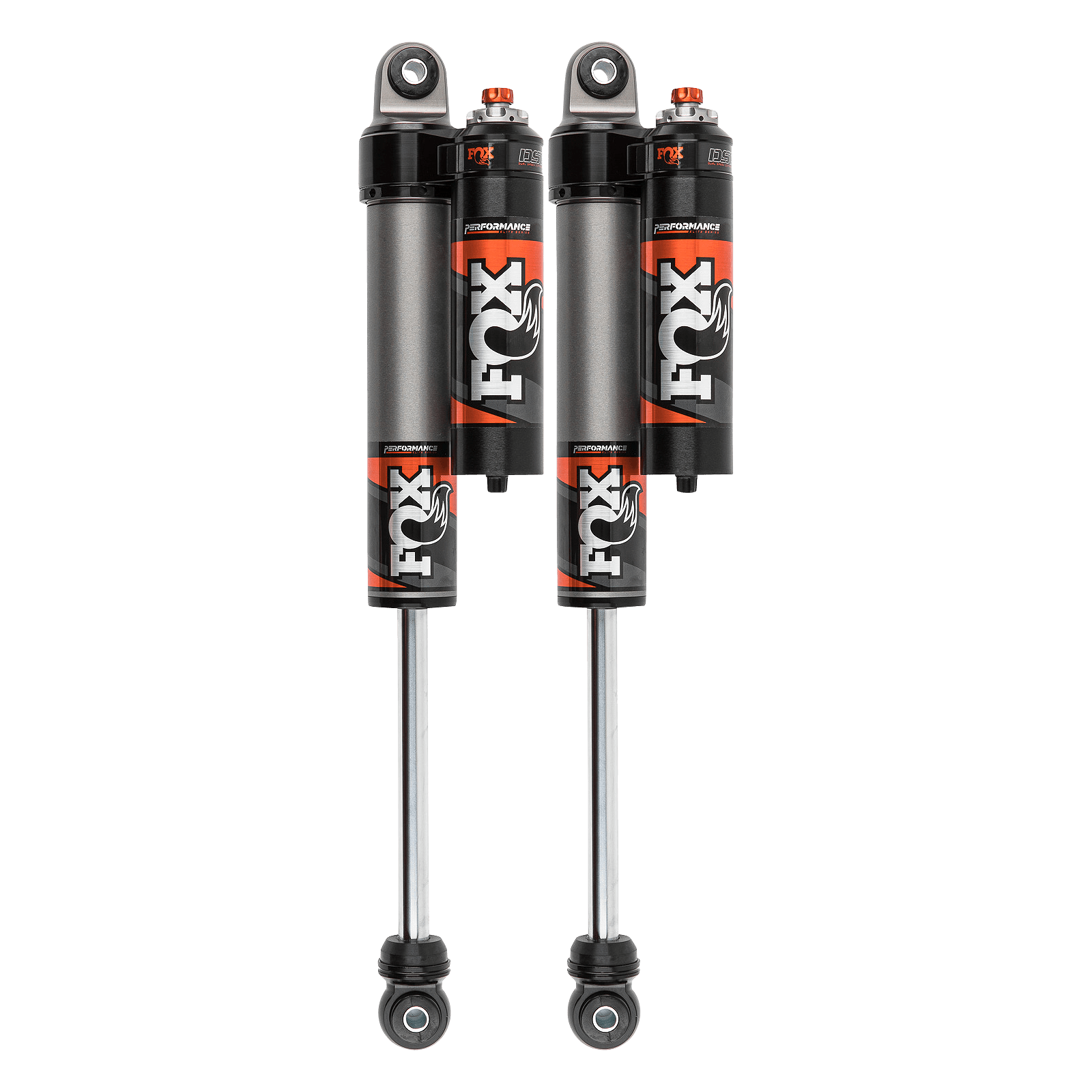 20-Up Silverado/Sierra 2500/3500 Rear Performance Elite 2.5 Piggback 10.17 Inch 0-1 Inch Lift Dual Speed Compression Adjuster Fox Offroad Shocks