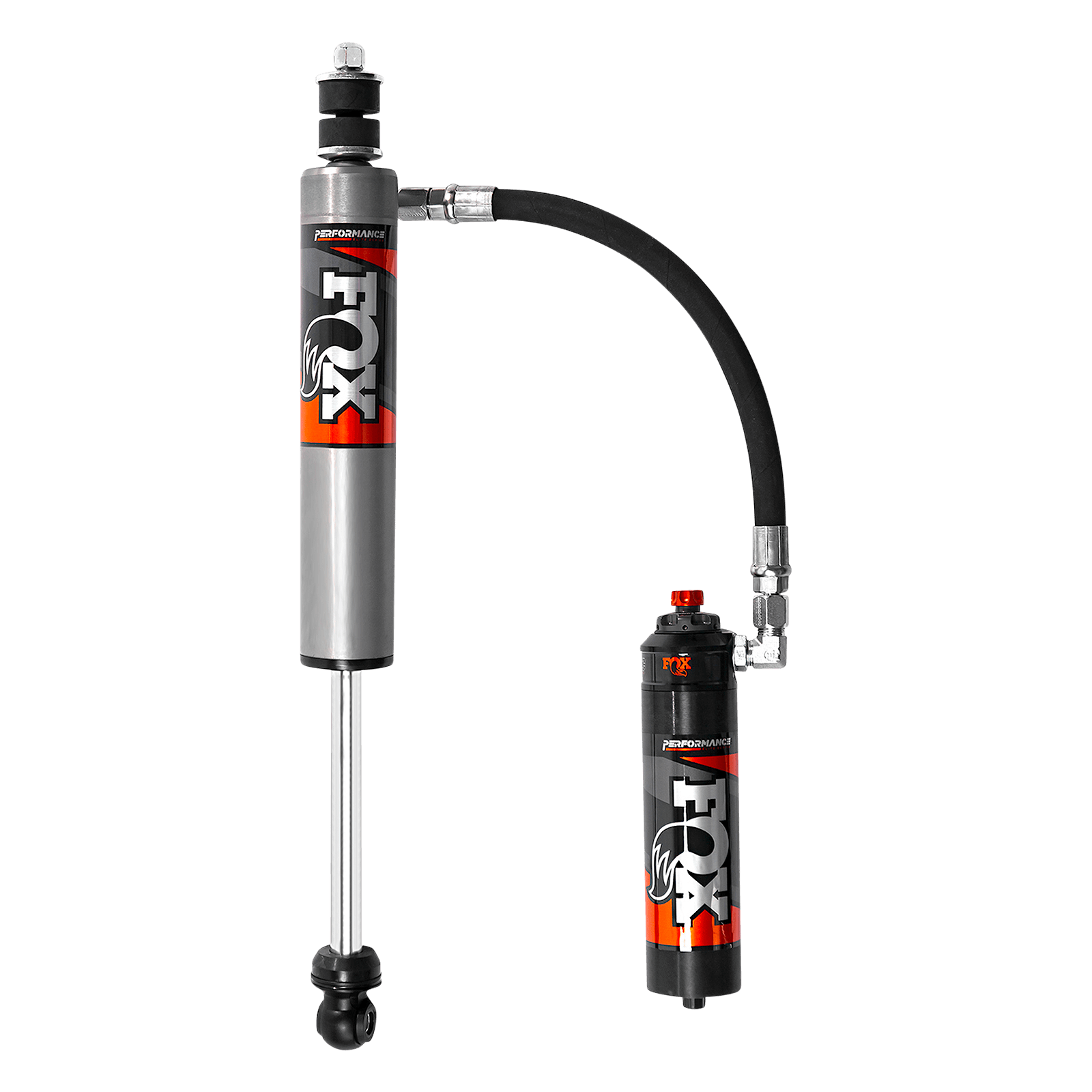 07-18 Jeep Wrangler JK Front Performance Elite 2.5 Remote Reservoir 2.5-4 Inch Lift Dual Speed Compression Adjuster Fox Offroad Shocks
