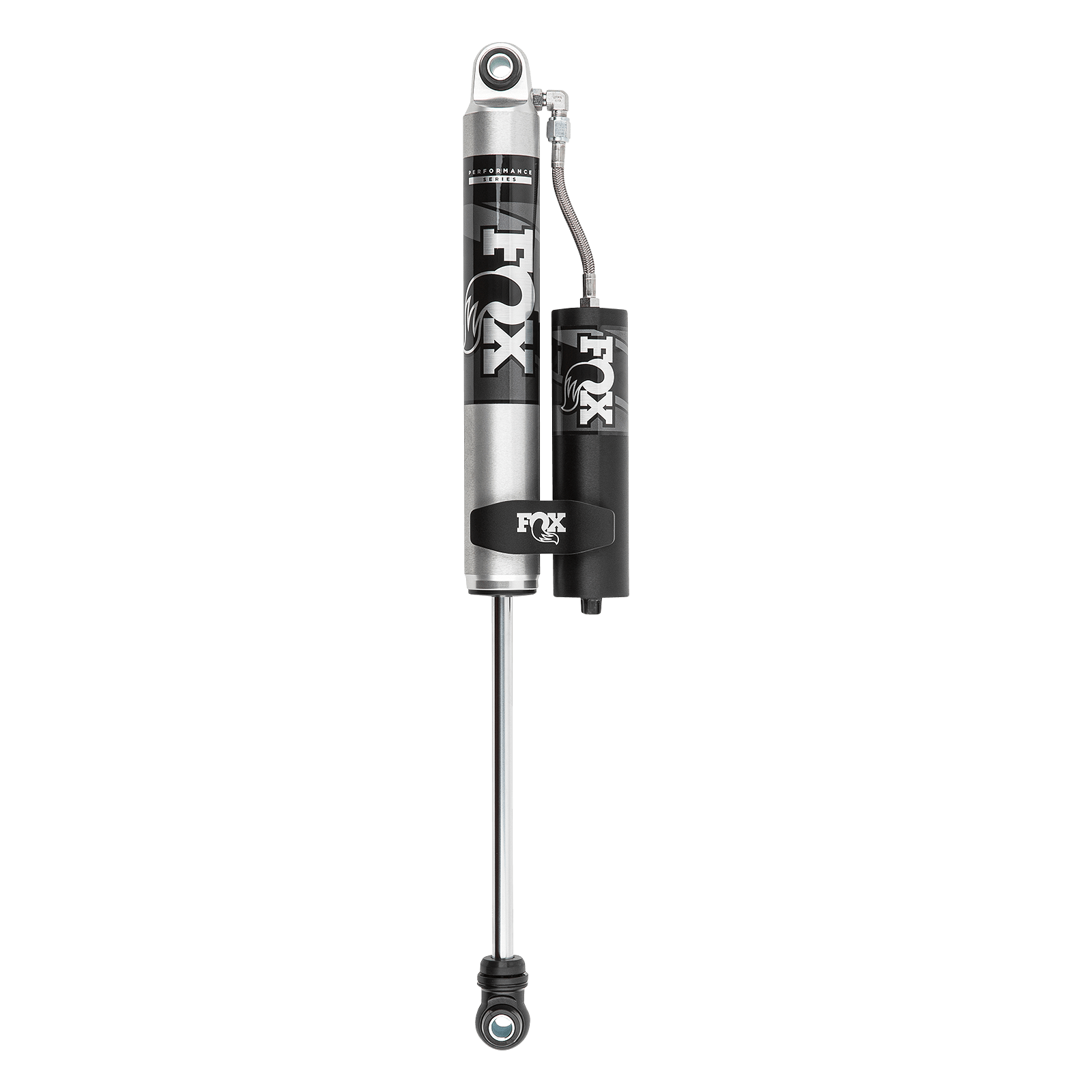20-Up Silverado/Sierra 2500/3500 HD Rear Performance Series 2.0 Remote Reservoir 10.6 Inch 0-1 Inch Lift Fox Offroad Shocks