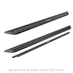 Dominator Xtreme DSS SideSteps 73 Inch With Frame Mounted Bracket Kit Textured Black 2021-2025 Ford Bronco Go Rhino