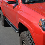 Dominator Xtreme DSS SideSteps With Frame Mounted Bracket Kit Textured Black 2014-2024 Toyota 4Runner Go Rhino