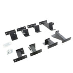 Dominator Xtreme D6 SideSteps With Frame Mounted Bracket Kit Textured Black 2020-2025 Jeep Gladiator Go Rhino