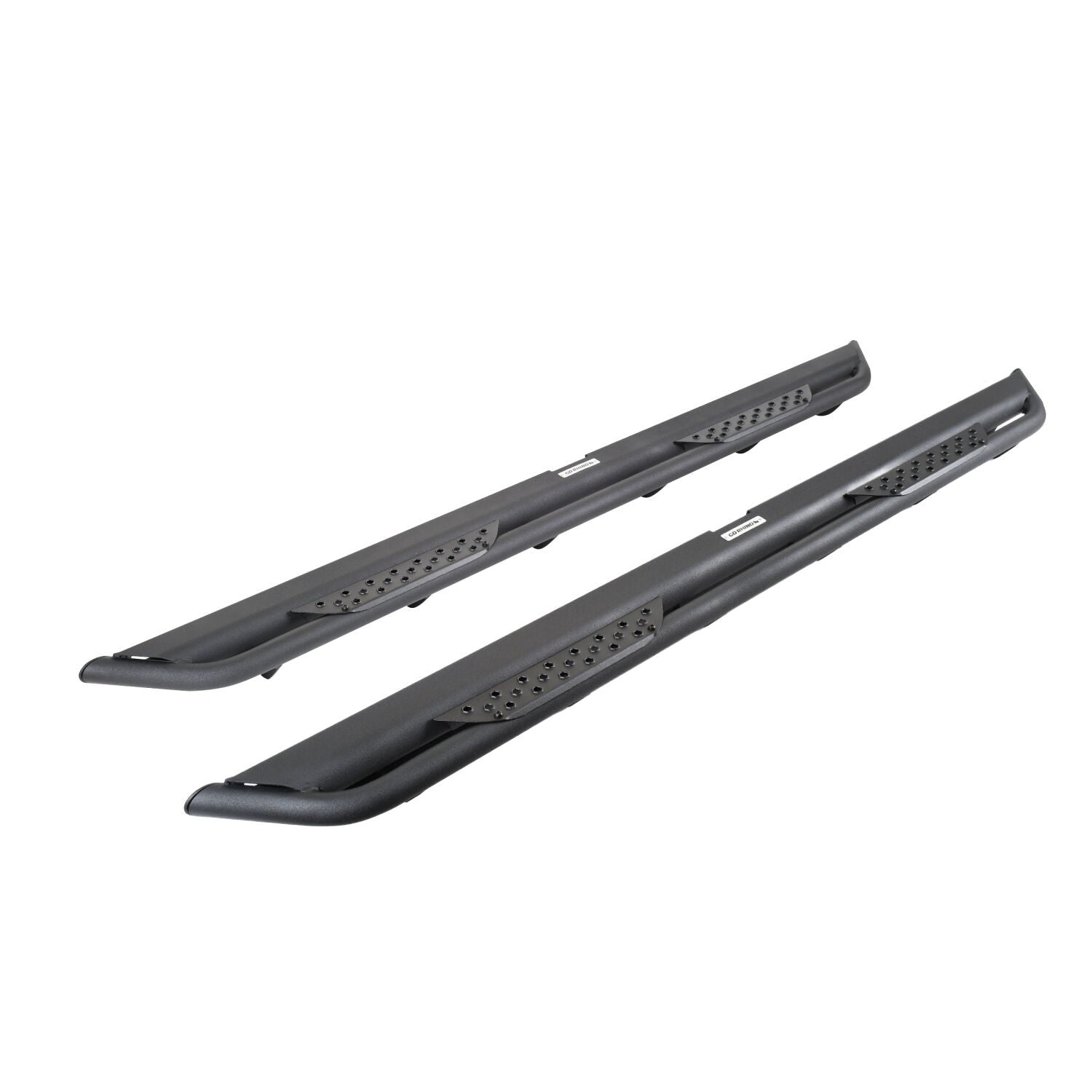 Dominator Xtreme DT SideSteps With Frame Mounted Bracket Kit Textured Black 2005-2023 Toyota Tacoma Go Rhino