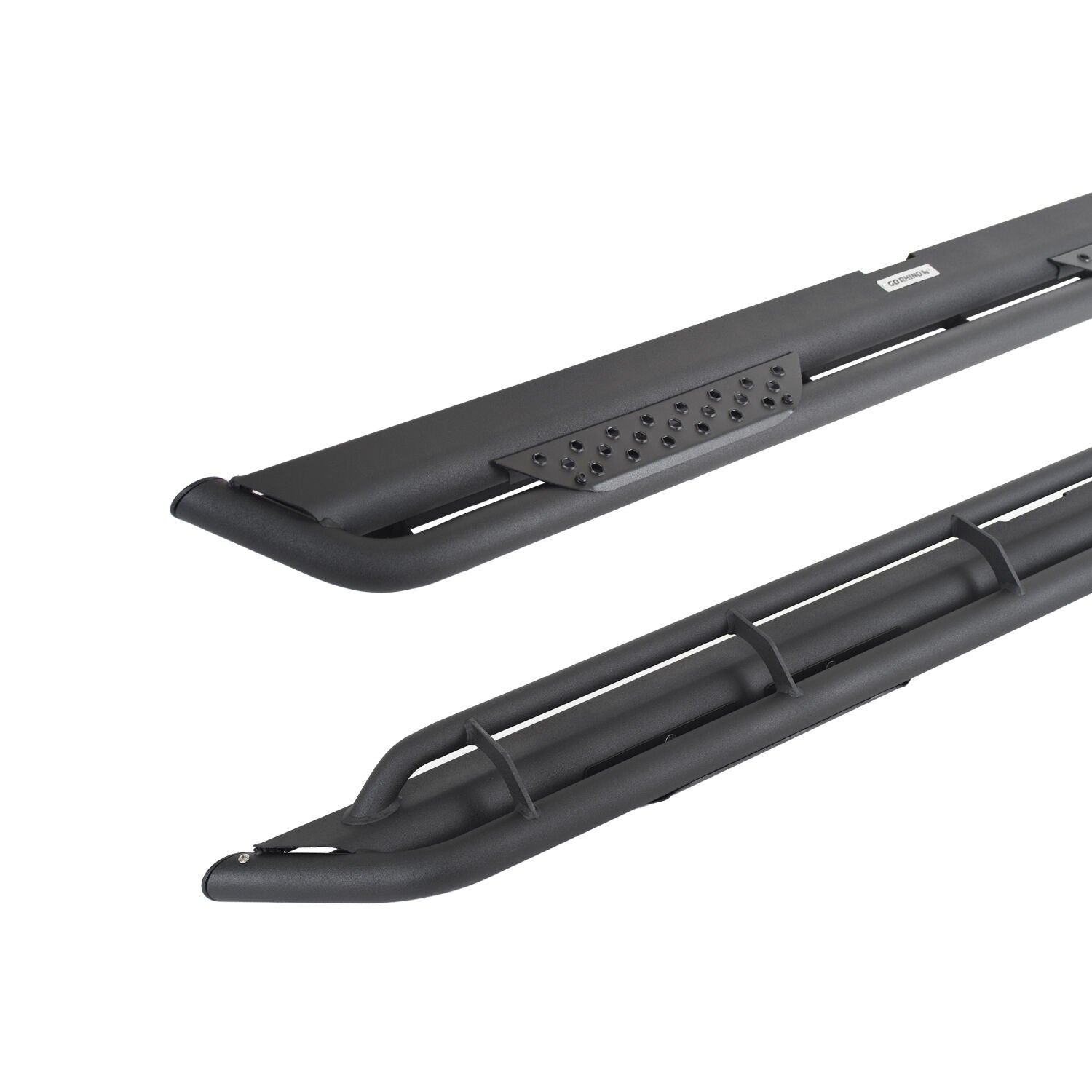 Dominator Xtreme DT SideSteps With Frame Mounted Bracket Kit Textured Black 2018-2026 Jeep Wrangler Go Rhino