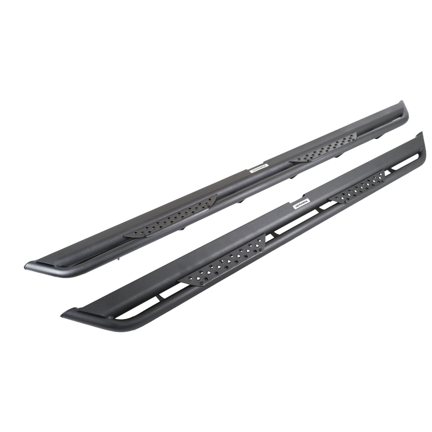 Dominator Xtreme DT SideSteps With Frame Mounted Bracket Kit Textured Black 2020-2025 Jeep Gladiator Go Rhino