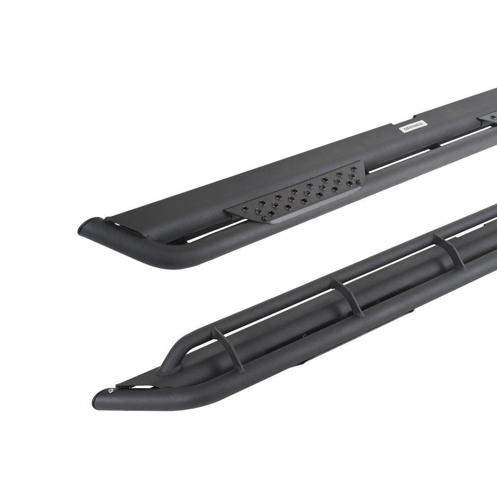 Dominator Xtreme DT SideSteps With Frame Mounted Bracket Kit Textured Black 2020-2025 Jeep Gladiator Go Rhino