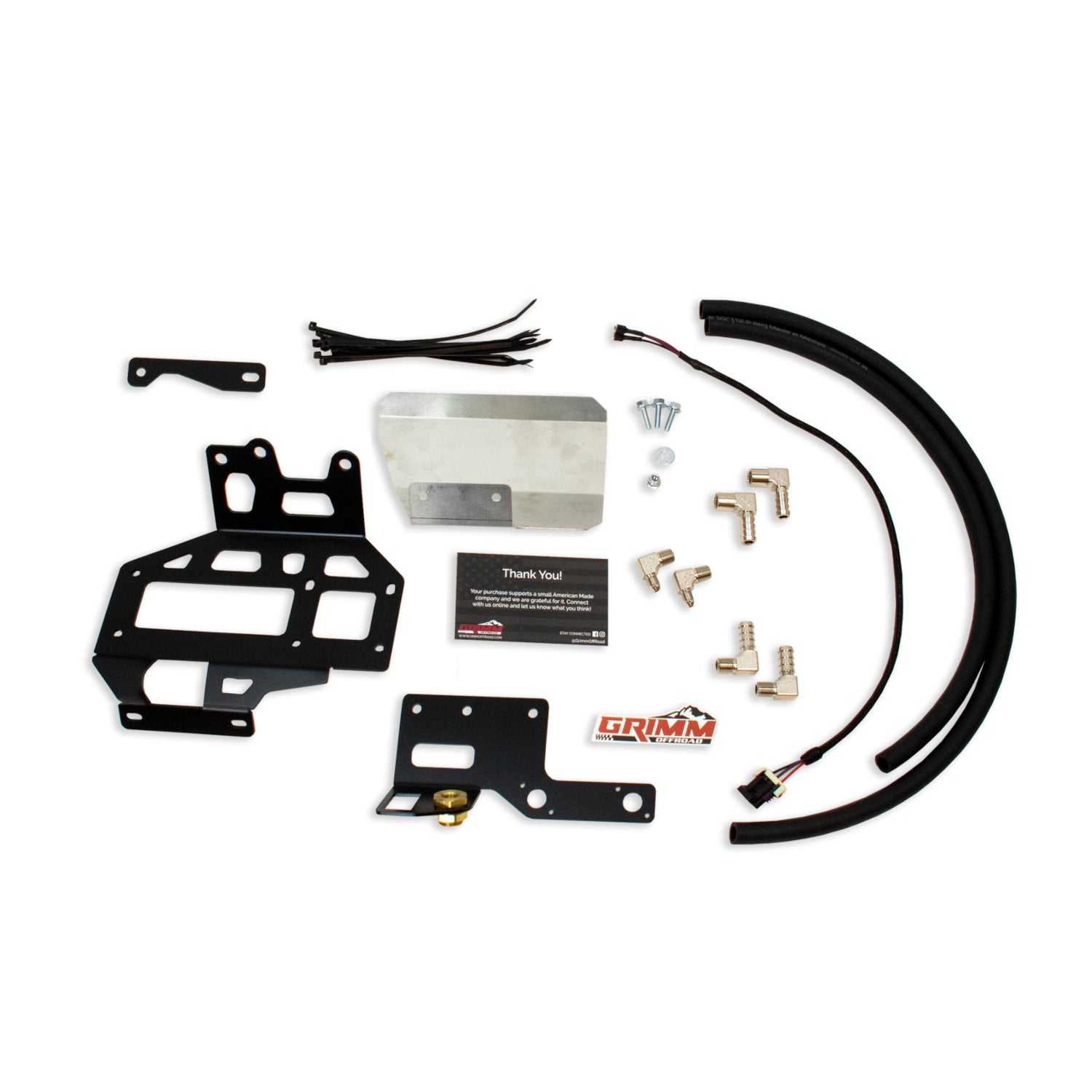 Jeep JL/JLU/JT Arb Twin Compressor Mounting Bracket Kit Grimm Offroad