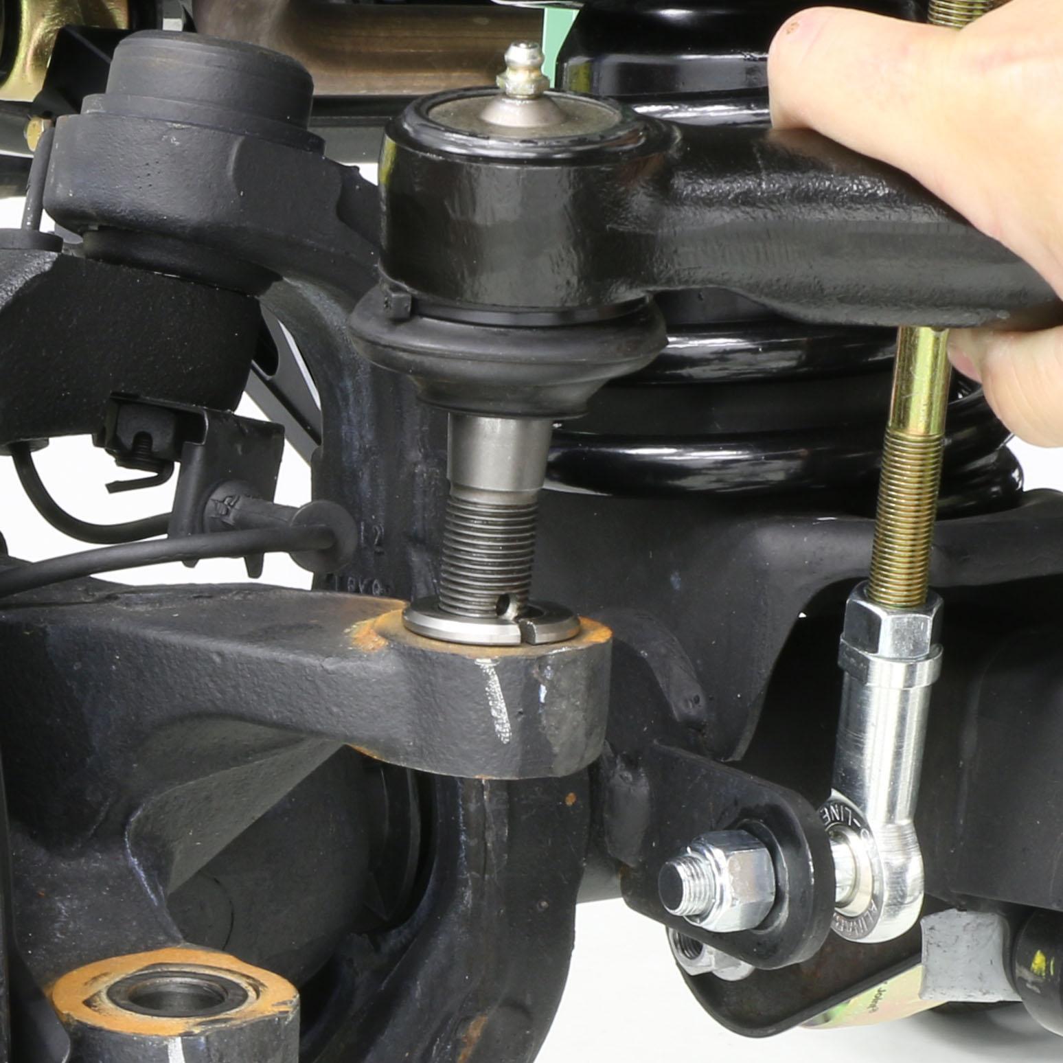 Currectlync Steering System 07-18 Wrangler JK w/Flipped Drag Link 1 1/2 Inch Diameter Tube Tie Rod/Forged Drag Link/Forged Tie Rod Ends Premium Jam Nuts And Adjuster RockJock 4x4
