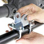 Currectlync Steering System 07-18 Wrangler JK w/Flipped Drag Link 1 1/2 Inch Diameter Tube Tie Rod/Forged Drag Link/Forged Tie Rod Ends Premium Jam Nuts And Adjuster RockJock 4x4