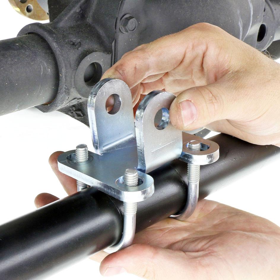 Currectlync Steering System 07-18 Wrangler JK Bolt-On Includes 1 1/2 Inch Diameter Tie Rod/Forged Drag Link HD Steering Stabilizer Shock Mounting Kit RockJock 4x4
