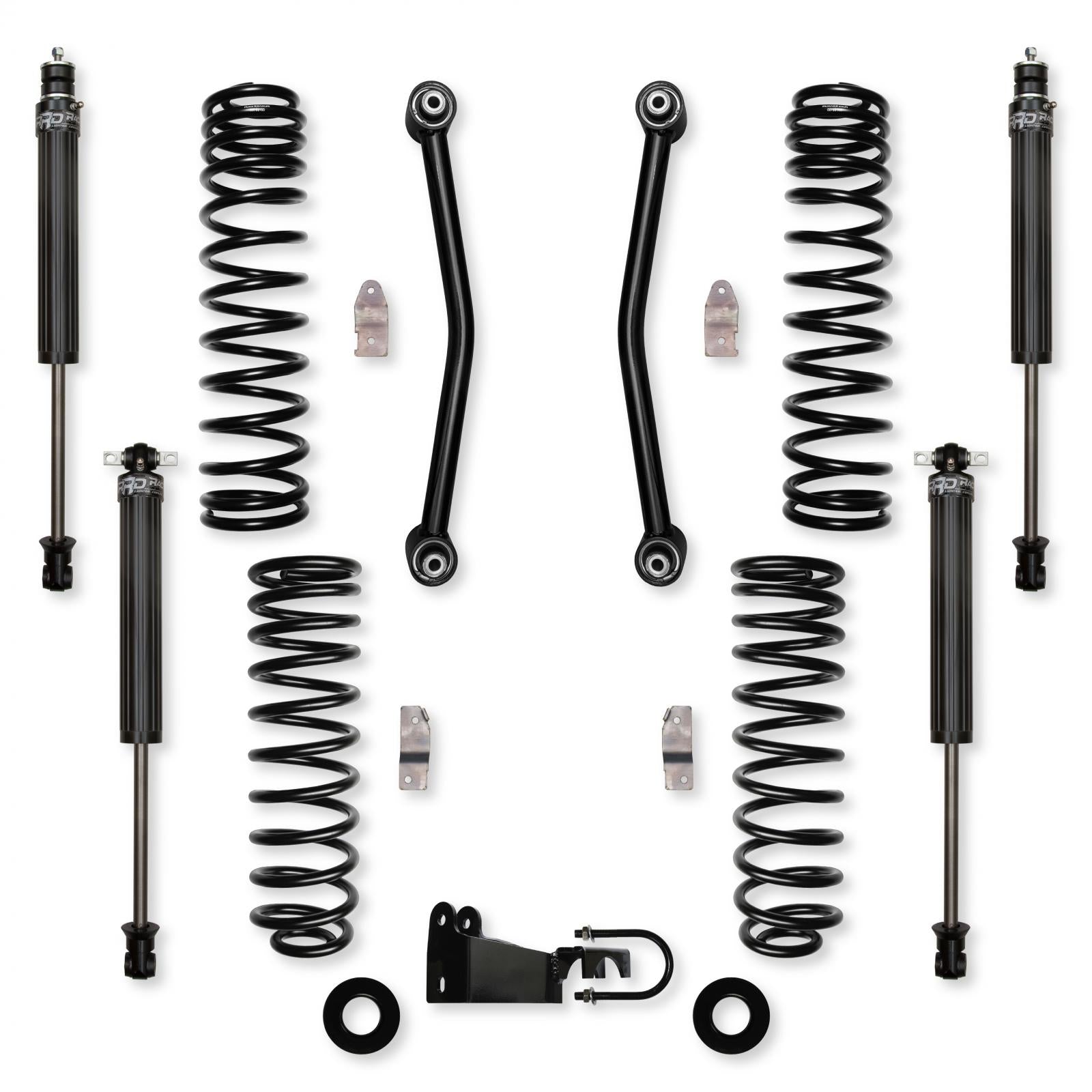 2.5 Inch Starter System Suspension System for Jeep Wrangler JKU With IFP Shocks Rock Krawler
