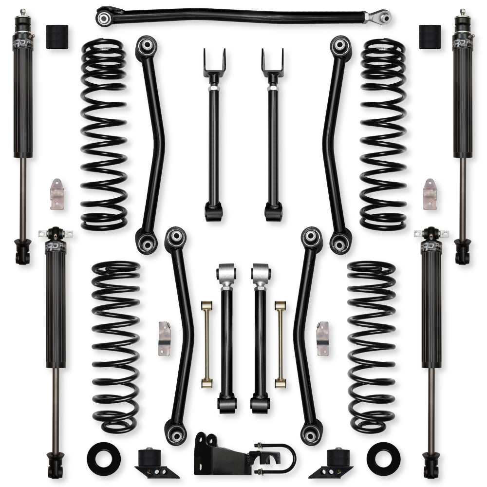 2.5 Inch Ultimate Adventure Suspension System for Jeep Wrangler JK With IFP Shocks Rock Krawler