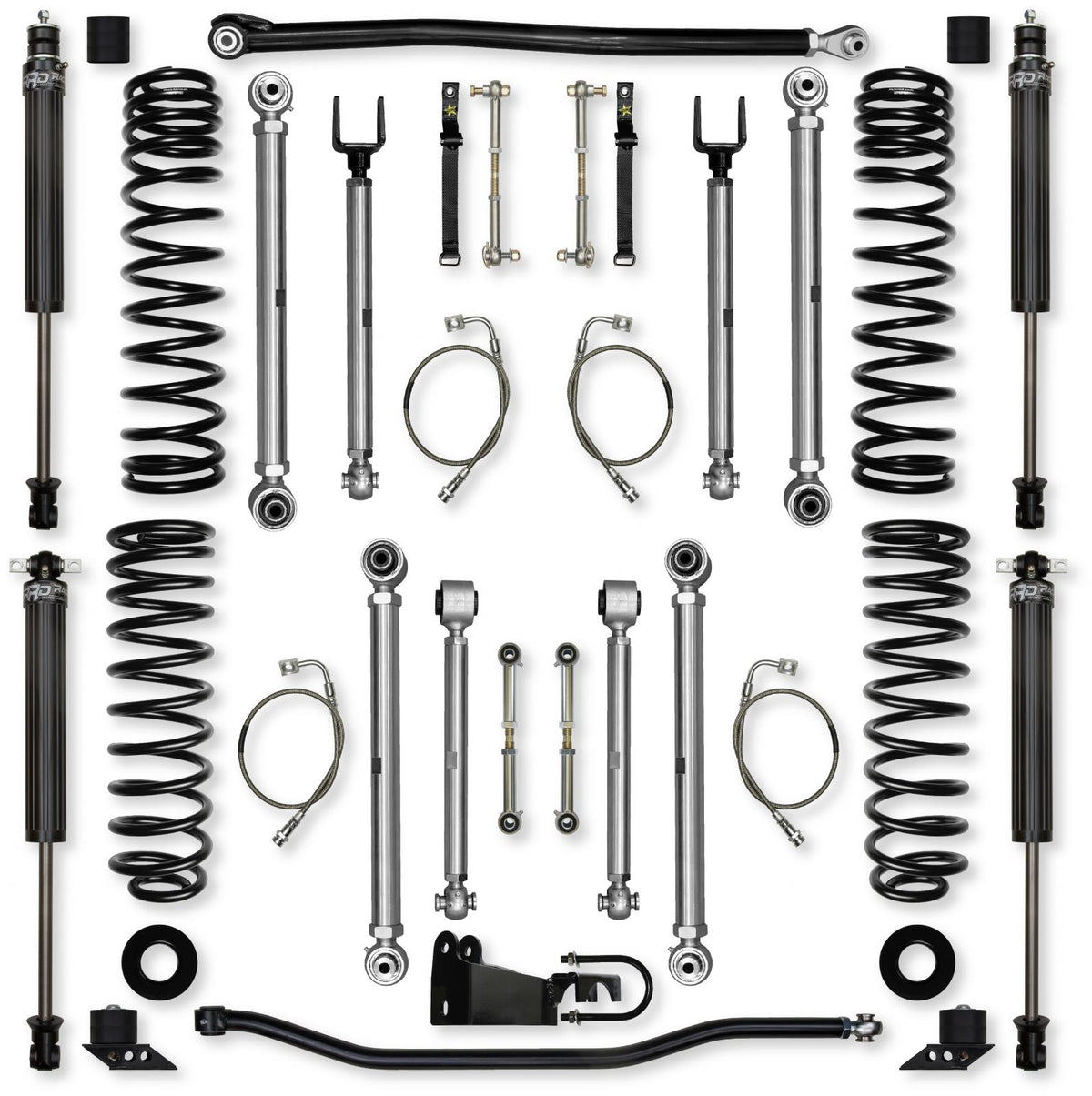 2.5 Inch X-Factor PRO Suspension System for Jeep Wrangler JKU With IFP Shocks Rock Krawler