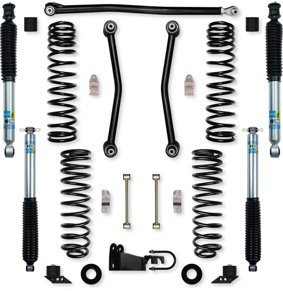 3.5 Inch Adventure System Suspension System for Jeep Wrangler JK With Bilstein Shocks Rock Krawler