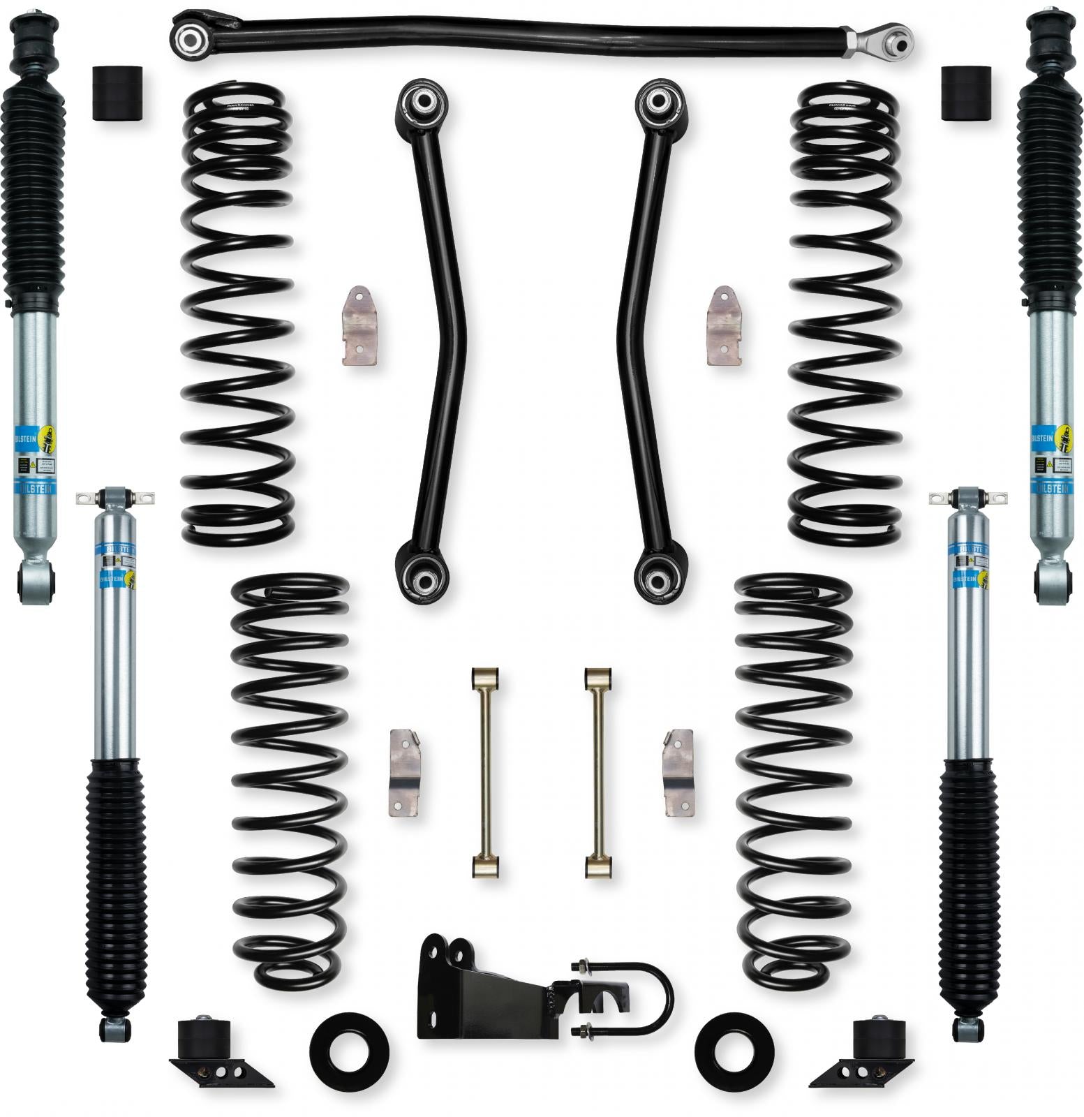 3.5 Inch Adventure System Suspension System for Jeep Wrangler JKU With Bilstein Shocks Rock Krawler