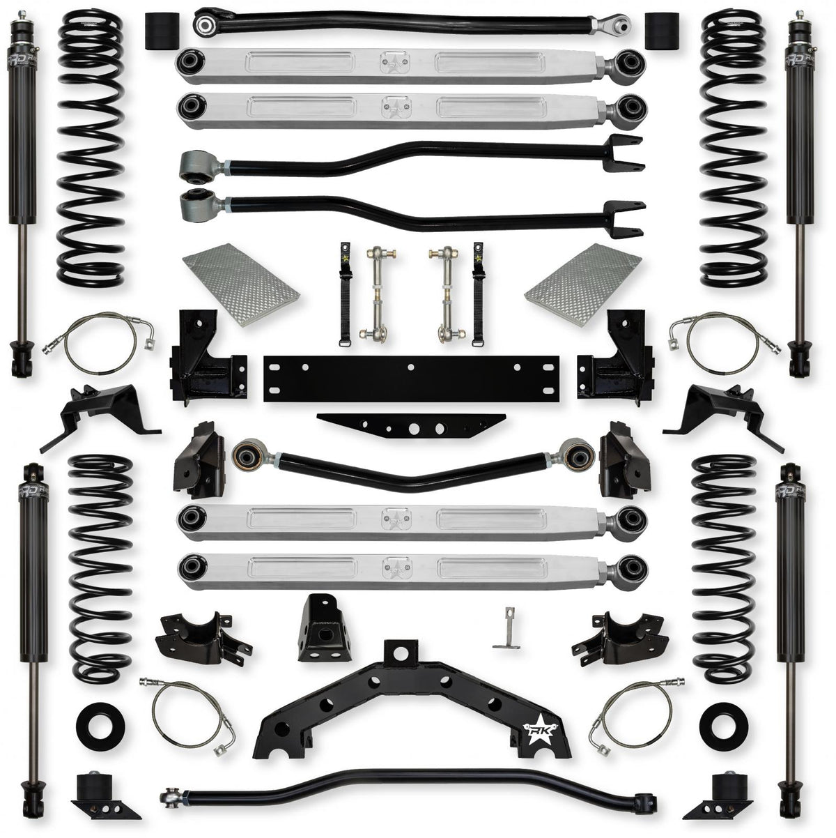 3.5 Inch Adventure X Pro Elite Long-Arm Suspension System for Jeep Wrangler JK With IFP Shocks Rock Krawler