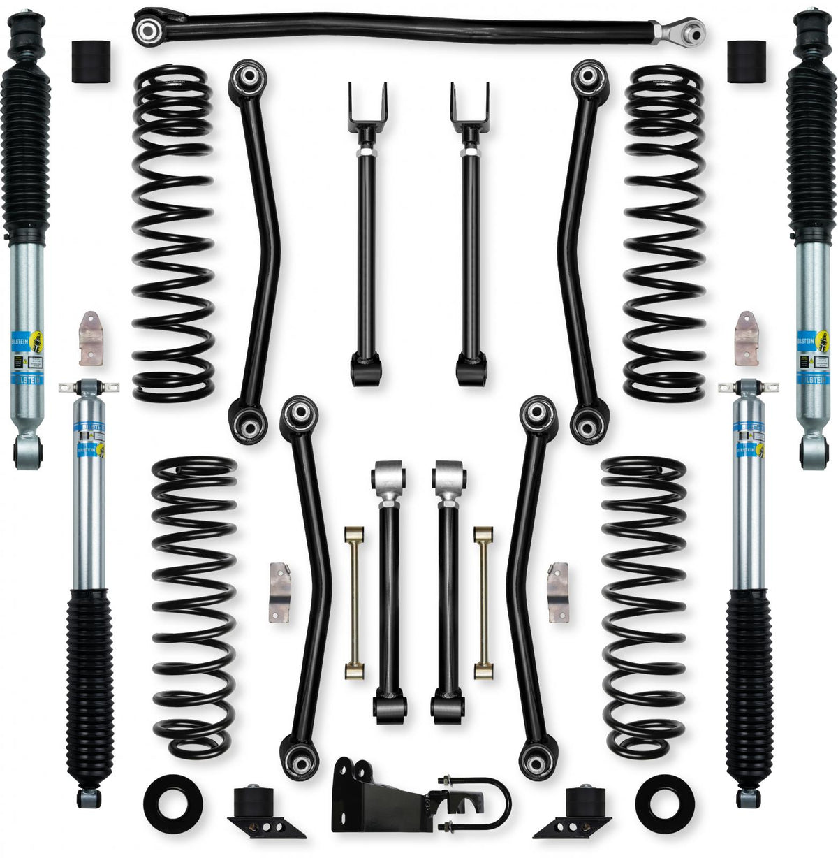 3.5 Inch Ultimate Adventure Suspension System for Jeep Wrangler JK With Bilstein Shocks Rock Krawler